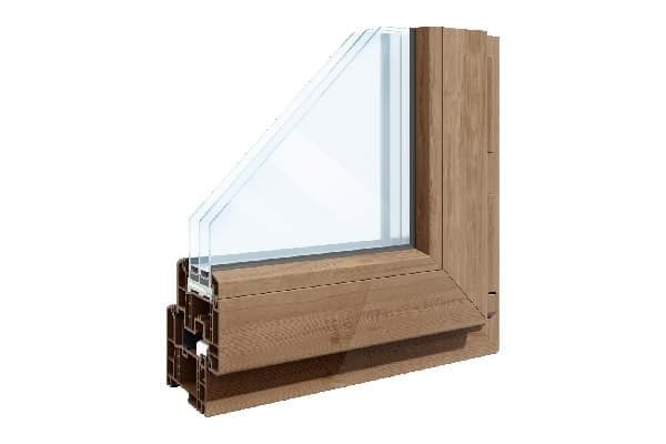 Perfil de aluminio-madera para cerramientos en Ourense